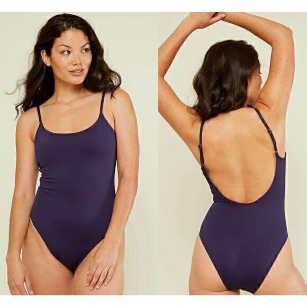 Andie The Laguna One Piece Swim Navy Size XL Tall NWT